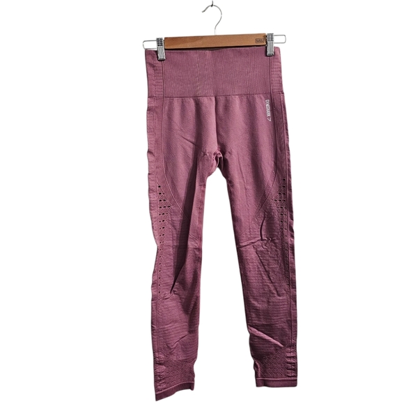 GYMSHARK Pink Leggings Size XS - Picture 1 of 7